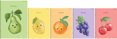 Produktbild von Notizbuch A5 32k zweizeilig Farbe Happy Fruits Top2000