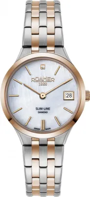 Immagine prodotto di Orologio da donna ROAMER 864857 49 20 50 in oro rosa, modello classico con diamanti