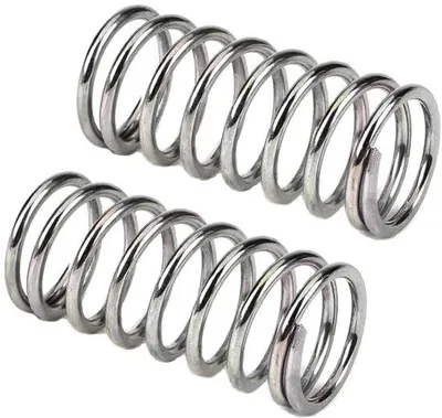 Zdjęcie produktu dla Sprężyna ściskowa ze stali nierdzewnej – stal nierdzewna 304 – 2,0 x 12 x 25 mm – kolor cynkowy
