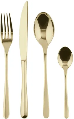 Imagen del producto de Sambonet Taste Edelst./PVD Champag. Besteck 24tlg.Vh. 52553P81