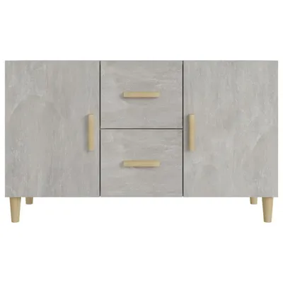 Produktbild von "im Diskont"Sideboard 1 PC Moderne für Wohnzimmer - Anrichte/Beistellschrank - Betongrau 100x36x60 cm Holzwerkstoff - Kommoden DEMöbel68148