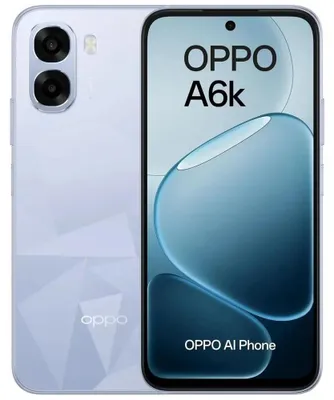 Productafbeelding van OPPO A6k, 17,1 cm (6,75 inch), 4 GB RAM, 256 GB opslag, 50 MP camera, Android 15, blauw