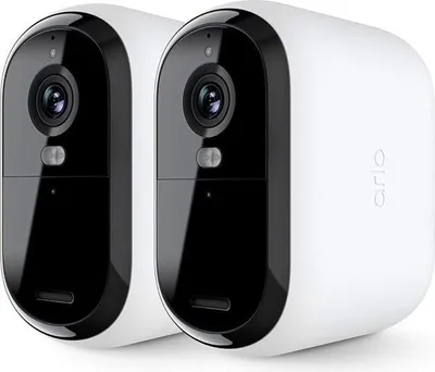 Produktbild von Arlo Essential 2 XL 2K Überwachungskamera, 2er Pack, Kabellos, Außenbereich, Batterie, Nachtsicht