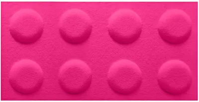 Produktbild von FOLTE 3D Wandpaneele 60x30 cm Filz - Blöcke, Kinderzimmer, rosa Farbe