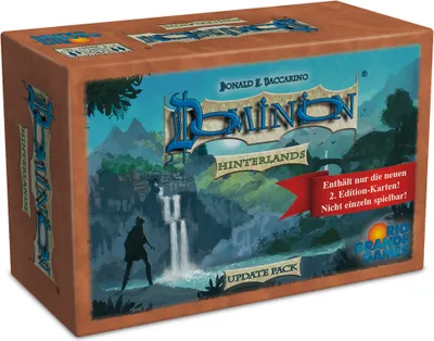 A board game box with a landscape illustration on the front.
