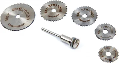 Immagine prodotto di Set di lame per sega pneumatica biassiale da 22,5–45 mm, lame per seghe circolari,6 pezzi HBM