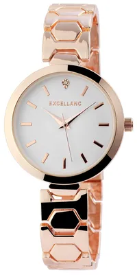 Produktbild von Excellanc Damenuhr mit Metallarmband