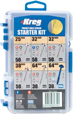 Produktbild von Kreg Pocket-Hole Schrauben-Starter-Set