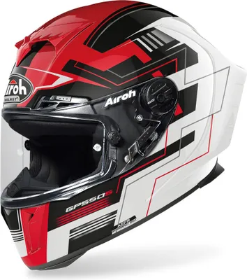 Image de Casque Airoh GP 550S Challenge couleur : noir/blanc/rouge, taille : XL (61)