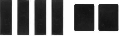Imagen del producto de Portabultos trasero para bicicleta, color negro