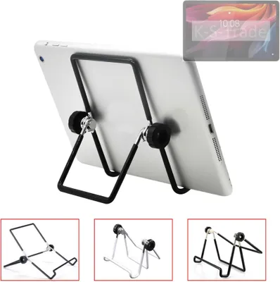 Produktbild von K-S-Trade Tablet-Ständer Tablet-Halterung Tablet-Aufsteller kompatibel mit Lenovo Tab K11 Plus LTE faltbarer Tischständer Tablet Halterung