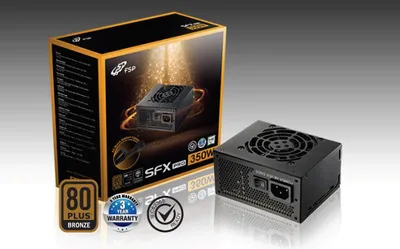 Obrázek produktu pro FSP SFX PRO 450W, 450 W, 100 - 240 V, 50 - 60 Hz, 6 A, 2,5 A, Aktivní
