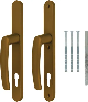 Universal Drueckergarnitur in Gold F4