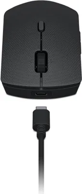 Zdjęcie produktu dla Lenovo 4X31K03961, Pełnowymiarowy (100%), Bezprzewodowy, RF Wireless + Bluetooth, Przełącznik nożycowy, Szary, Dołączona myszka