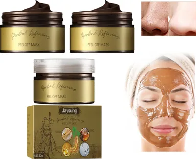 3x 80g Peel Off Gesichtsmaske für Mitesser Entferner Poren verkleinern Feuchtigkeitsspendende Reinigungsmasken