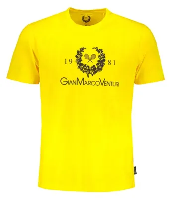 Produktbild von GIAN MARCO VENTURI Herren T-Shirt Gelb AU01419LINO_GIYELLOW : Größe - XL Größe: XL