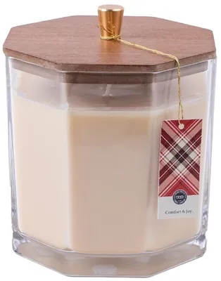 Imagen del producto de Vela aromática en un recipiente decorativo, "Comfort & Joy"