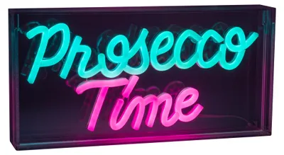 Produktbild von Dekolicht Neon Schild Party Beleuchtung Leuchtreklame PROSECCO TIME LED 5319851