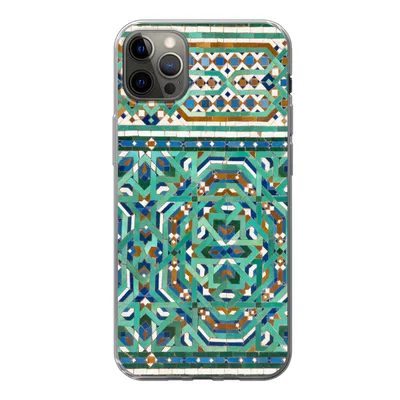 Produktbild von MuchoWow® Handyhülle Schutzhülle Hülle für iPhone 13 Pro Max Eine traditionelle marokkanische Mosaikdekoration Silikon Softcase Handy Hülle - Mobiltelefon