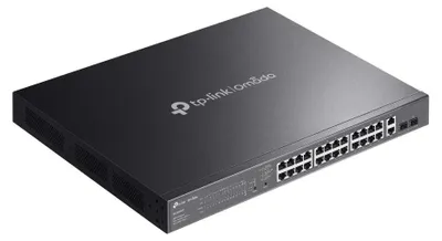 Image de Commutateur Gigabit facile à gérer à 28 ports, avec 24 ports PoE+ et gestion via le cloud