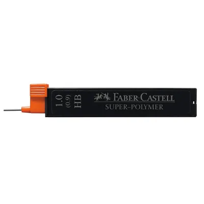 Image de FABER-CASTELL 120900 SUPER-POLYMER Bleistiftminen HB 1,0 mm 12er