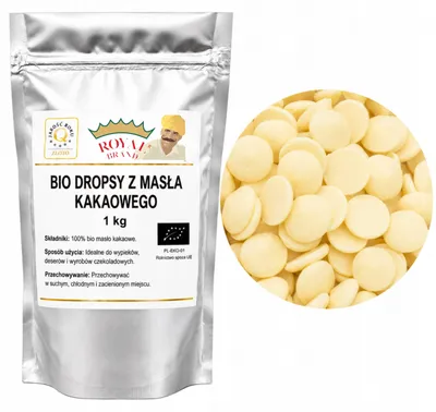 Produktbild von Food Kakaobutter 1Kg Kakaofett Backtropfen