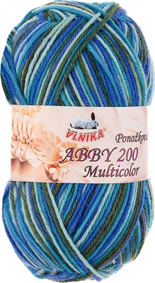 Produktbild von 100g Strickgarn Abby 200 multicolor Sockengarn Socken-Wolle Strumpfgarn