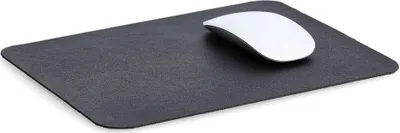 Produktbild von Mauspad Kunstleder, schwarz, 27 x 21 cm