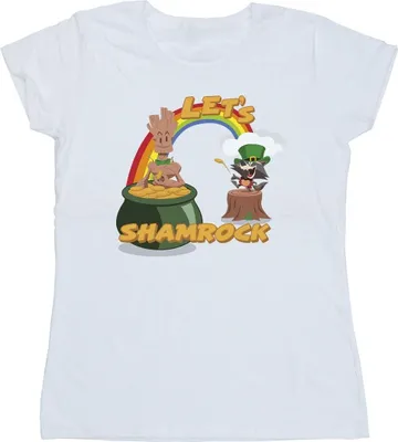 Produktbild von Marvel - "St Patrick's Day" T-Shirt für Damen BI29880 (S) (Weiß)