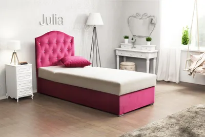 Obrázok produktu pre Nábytok 120x190 Čalúnené textilné postele Luxusný dizajnový rám jednolôžkovej postele Chesterfield