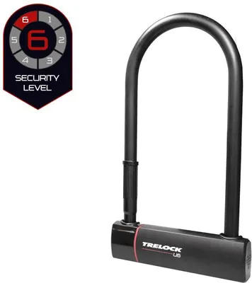 Produktbild von Trelock Bügelschloss U6, Sicherheitsstufe 6, 23 cm Länge, 16 mm Bügeldurchmesser