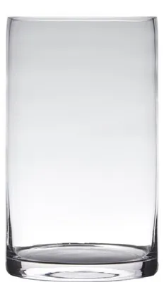 Produktbild von Hatchet Glasvase - transparent - 20 x D15 cm - Glas