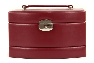 Immagine prodotto di WINDROSE scatola di gioielli Merino Moda Jewelry Box Red bordeaux