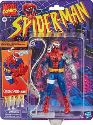 Image de Spider-Man Marvel Retro Collection Actionfigur Cyborg Spider-Man 15 cm