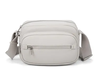 Immagine prodotto di Borsa a tracolla David Jones, realizzata in ecoFinto cuoio, con tasca frontale con zip