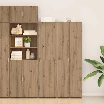 Image de Maison Exclusive - Buffet haut Artisan-Chêne 45 x 42,5 x 185 cm