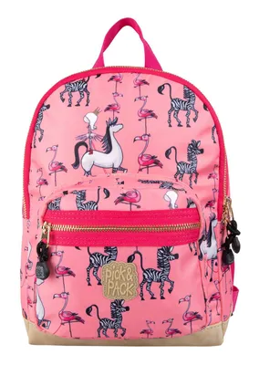 Produktbild von Pick & Pack Kinderrucksack S Royal Princess, Bright Pink, ab 3 Jahren, ergonomisch