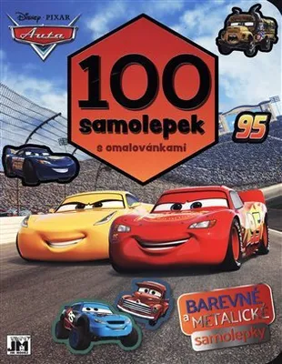 Obrázek produktu pro 100 samolepek s omalovánkami - Auta