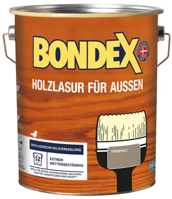 Produktbild von Bondex Holzlasur 4 L treibholz