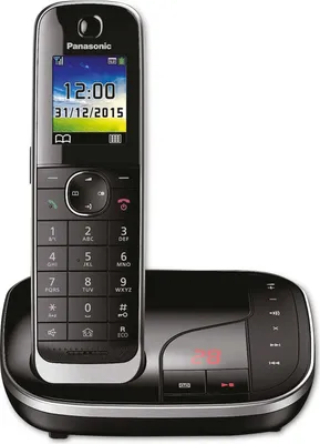 Image de Panasonic KX-TGJ320GB - Téléphone sans fil - Répondeur avec identification de l'appelant - DECT - noir