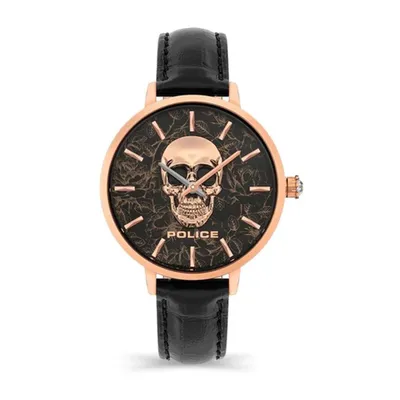 Produktbild von Uhr Totenkopf für Damen mit Quarzwerk von Police