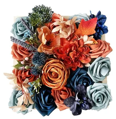 Produktbild von Blumen im Rahmen DIY Set - Elemente der Erde - 3D Blumenbild Bastelset ab 12 Jahren