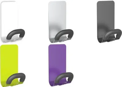 Produktbild von ALBA Garderobenhaken "PMMAG2", magnetisch, 1 Haken, schwarz