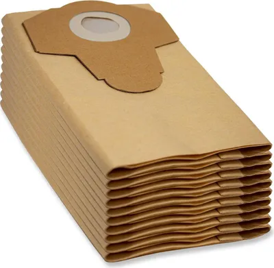 Produktbild von 10 Papierfilterbeutel Staubbeutel Filter passend für Parkside Nass Trockensauger