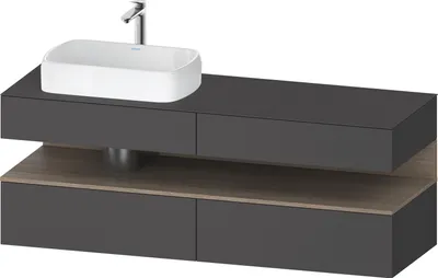 Produktbild von DURAVIT QA4777035490010 QTG KWTU WH Ek. 1600x550x600 Gt Mt. H