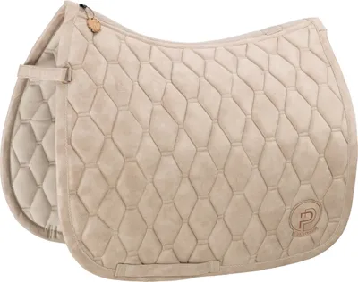 Produktbild von Eskadron Platinum Schabracke " METALLIC FAUX LEATHER ", SHETTY Farbe - tan taupe Form - Shetty