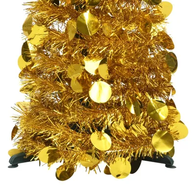 Immagine prodotto di vidaXL Albero di Natale artificiale pop-up dorato 180 cm PET