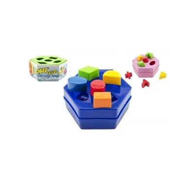 Image de Puzzle hexagonal en plastique 16 x 6 cm 12 m+