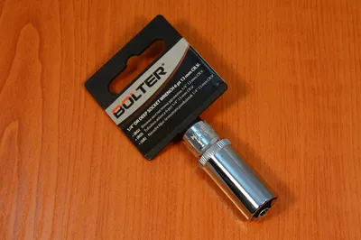 Produktbild von Stecknuss Steckschlüssel Einsätze tief Nüsse lang Nuss 6 kant - 1/4" - 13mm