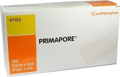 Image de PRIMAPORE 7,5X5 WUNDVERB STERIL, 100 St VER